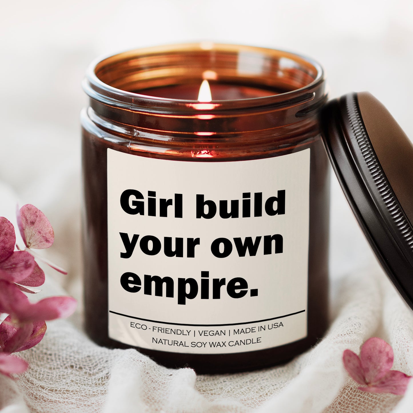 Girl build your own empire Candle